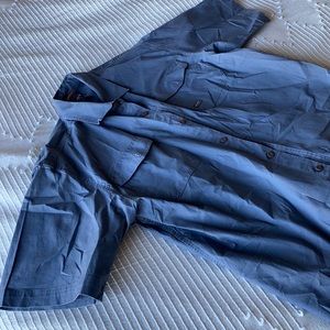 Short sleeved button down shirt